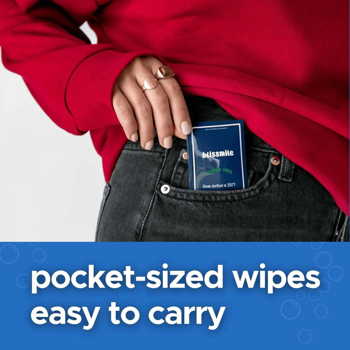 100% Water Baby Wipe – Unscented, Chemical-Free and Travel-Friendly - Image 2