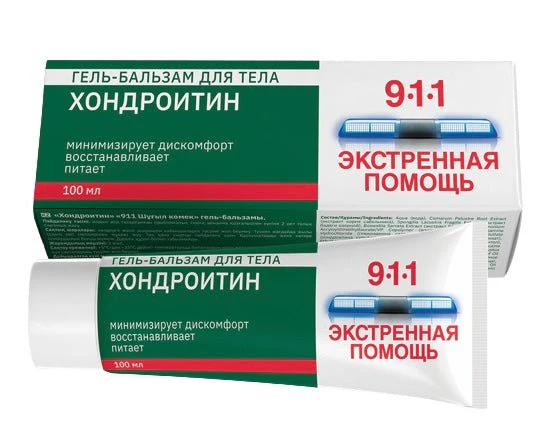 911 Chondroitin Gel-balm for joints 100 ml - Image 3