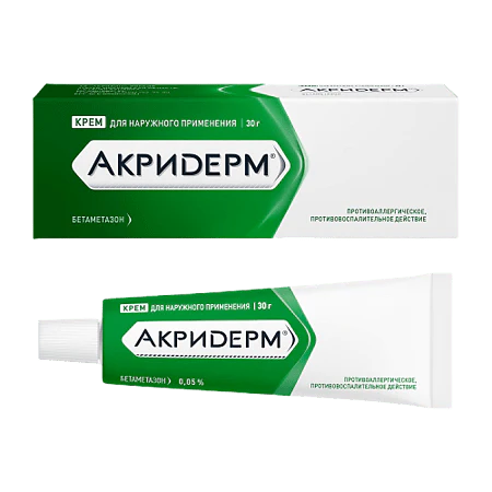 Ackriderm cream for external use 30 g