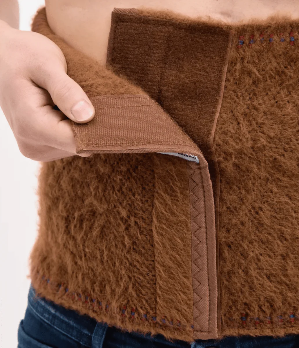 ALFATEKS Camel Wool Compression Warming Belt
