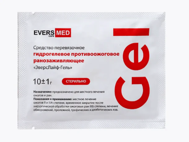 Anti-burn and wound healing agent Evers Life-Gel EversMed