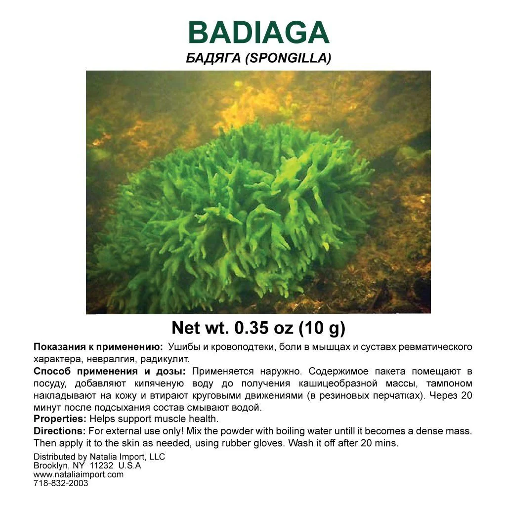 Bodyaga powder 10 grams for care and relief bruises and injuries