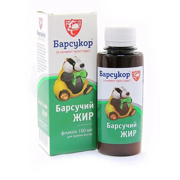 Barsukor Natural badger fat for oral administration 100 ml