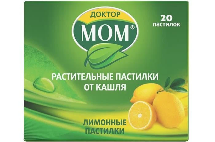 Doctor Mom cough pastilles Lemon 20 lozenges