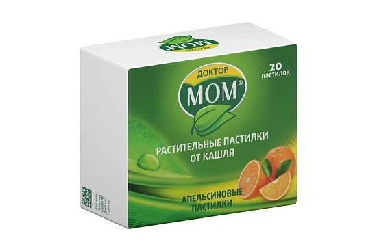 Doctor Mom cough pastilles Orange 20 lozenges