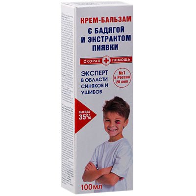 First aid Cream-balm for bruises 100 ml