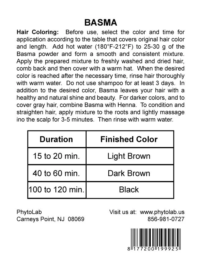Henna Black / Basma Coloring 100 g - Image 2