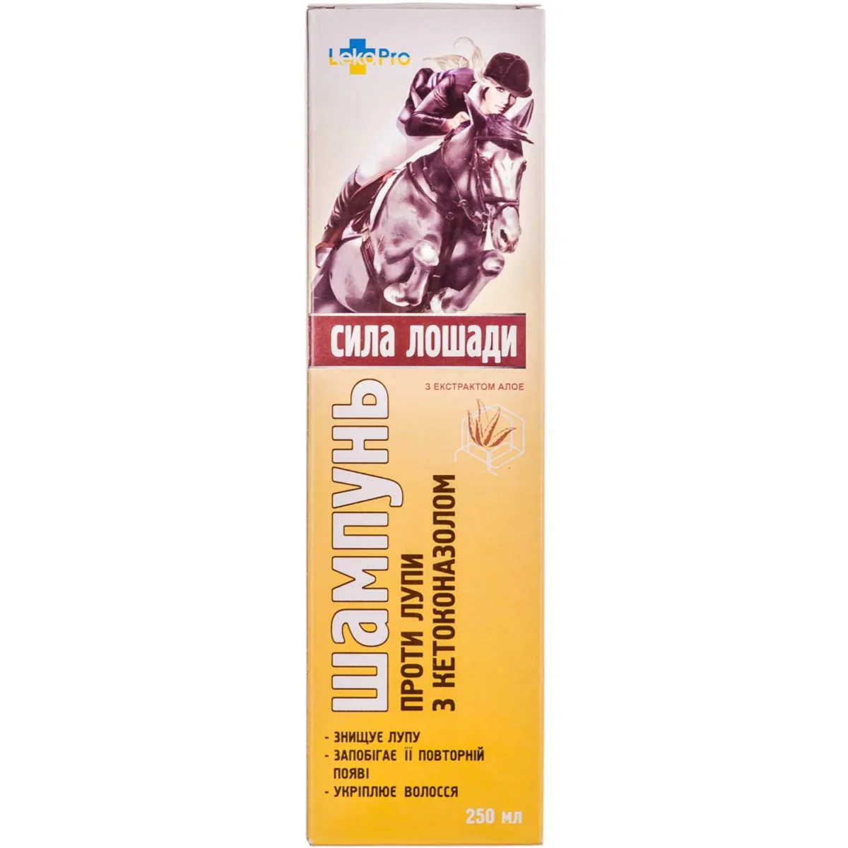 Horsepower Anti-dandruff shampoo with ketoconazole and aloe vera 250 ml