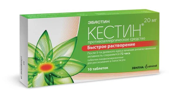 Kestin fast dissolution 20 mg 10 tabs