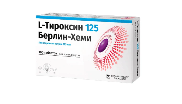 L tyrosine  125 mcg 100 tabs