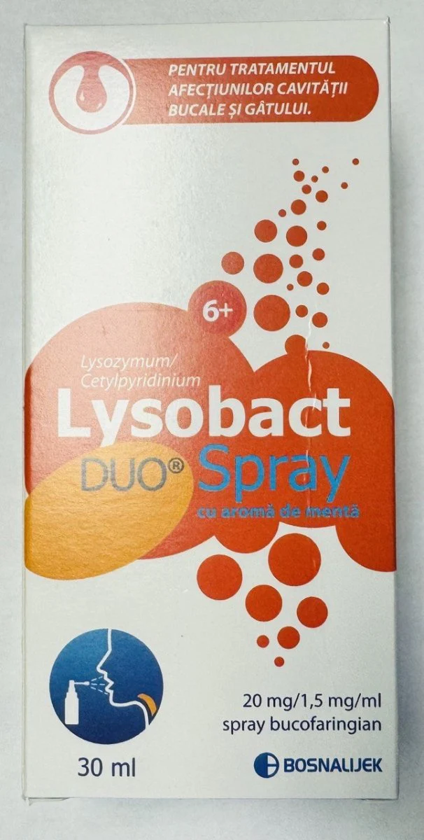 Lysobact DUO spray 30 ml