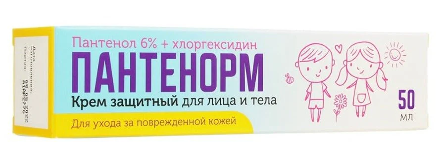 Pantenorm protective cream with chlorhexidine for damaged skin - panthenol 6% 50 ml