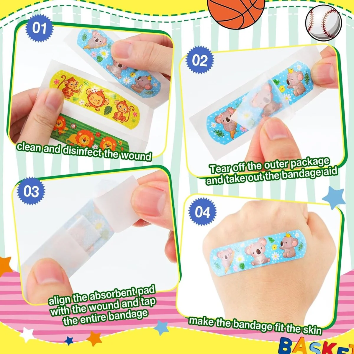 Kids Bandage – Colorful, Cute and Waterproof