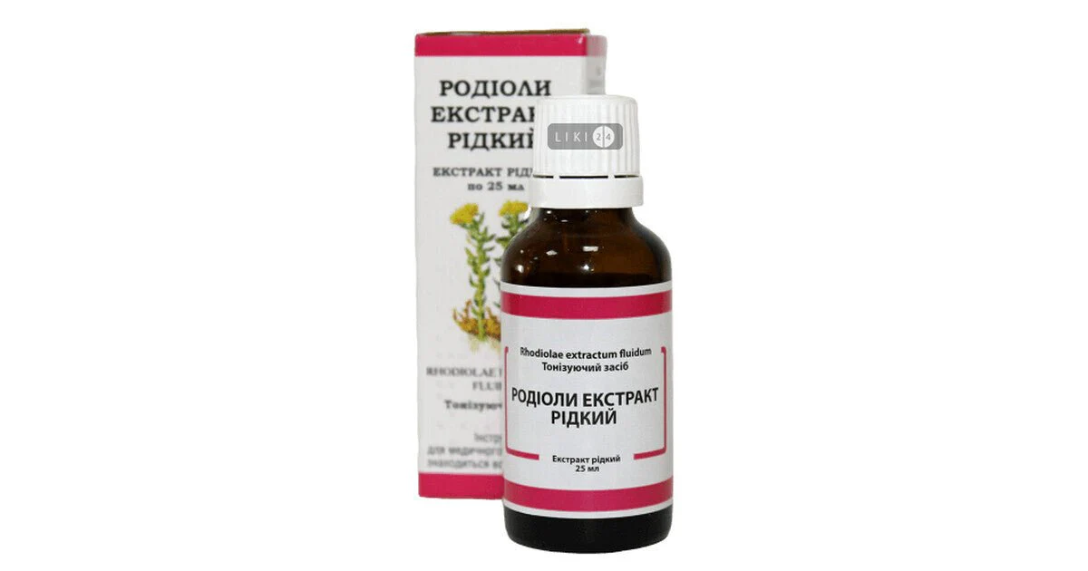 Rhodiola Rosea Tincture 25 ml
