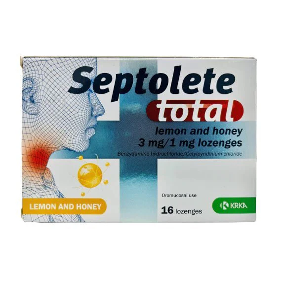 Septolete Total Lemon and Honey 16 Lozenges