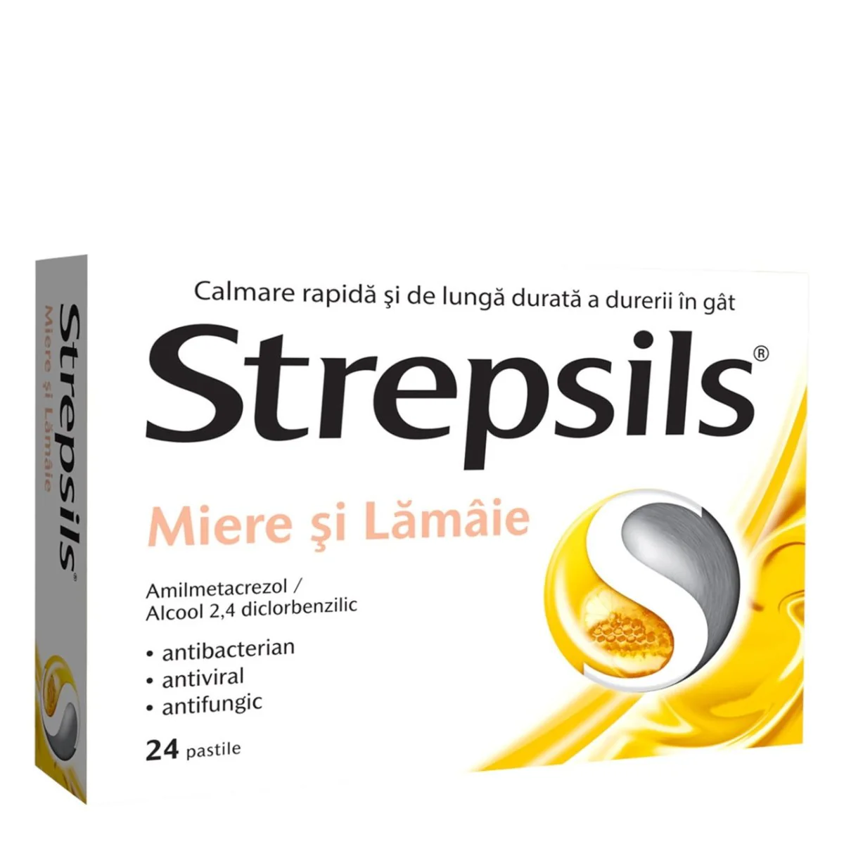 Strepsils honey-lemon 24 lozenges