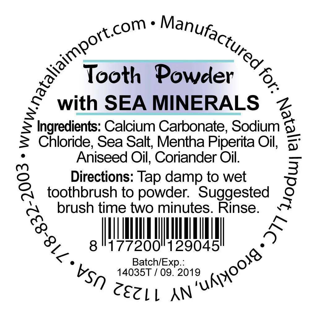 Tooth Powder Sea Minerals 40 g - Image 2