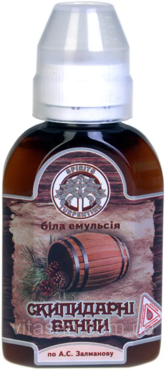 Zalmanov's turpentine white bath emulsion 125 ml